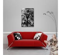 Nightmare Before Christmas - Poster - Storm + 1 paquet de tesa Powerstrips® - Contenu 20 pièces