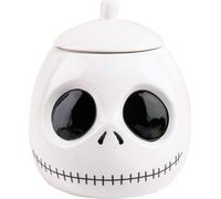 Nightmare Before Christmas - Récipient en verre PM3819 (Taille unique) (Blanc/Noir)