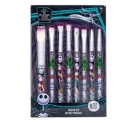 Nightmare Before Christmas Set de brosses de maquillage de 8 pièces, âges 3 +, par Townley Girl