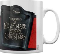 Nightmare Before Christmas - Tasse à café, drapeau PM2796 (taille unique) (Blanc/Noir/Rouge)