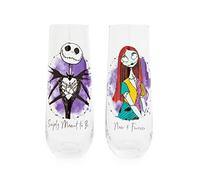 Nightmare Before Christmas The Jack and Sally Stemless Fluted Glasses | Set of 2