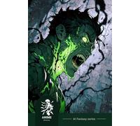 Nightmare Born | Notebook | 6x9 | 60 sheets | Graph Paper 4x4: AI Fantasy Series