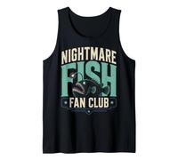 Nightmare Fish Fan Club Humor Deep Sea Nerd Quote Débardeur