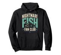Nightmare Fish Fan Club Humor Deep Sea Nerd Quote Sweat à Capuche