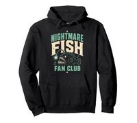 Nightmare Fish Fan Club Humor Deep Sea Nerd Quote Sweat à Capuche