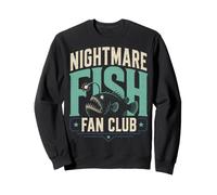 Nightmare Fish Fan Club Humor Deep Sea Nerd Quote Sweatshirt