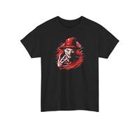 Nightmare Horror T-Shirt Creepy Slasher Villain Scary Movie Tee S-5XL