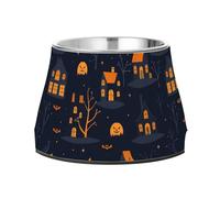 Nightmare Houses Darkness Gamelle en acier inoxydable amélioré pour chiens de taille moyenne Compatible avec les moustaches