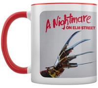 Nightmare On Elm Street Tasse déchirée Rouge/gris Taille unique