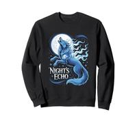 Night's Echo Loup Hurle Pleine Lune Sweatshirt