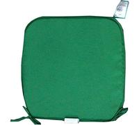 NIGHTS Lot de 4 magnifiques galettes amovibles avec liens Pour chaises de salle à manger ou jardin, Tissu, vert mousse, Size: 38 x 38 cm