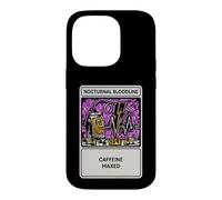 Nights Owl Gamer Nocturnal Bloodline Caffeine Maxed Coque pour iPhone 14 Pro