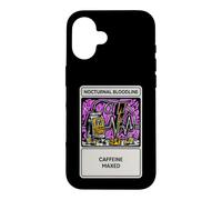 Nights Owl Gamer Nocturnal Bloodline Caffeine Maxed Coque pour iPhone 16