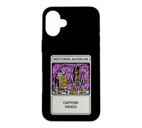 Nights Owl Gamer Nocturnal Bloodline Caffeine Maxed Coque pour iPhone 16 Plus