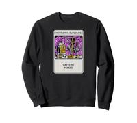 Nights Owl Gamer Nocturnal Bloodline Caffeine Maxed Sweatshirt