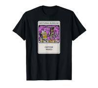Nights Owl Gamer Nocturnal Bloodline Caffeine Maxed T-Shirt