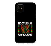 Nights Owl Gamer Nocturnal Chaos Coffee Lover Coque pour iPhone 11