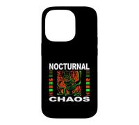 Nights Owl Gamer Nocturnal Chaos Coffee Lover Coque pour iPhone 14 Pro