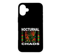 Nights Owl Gamer Nocturnal Chaos Coffee Lover Coque pour iPhone 16 Plus