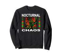 Nights Owl Gamer Nocturnal Chaos Coffee Lover Sweatshirt