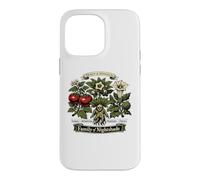 Nightshade Family Assiette botanique Belladonna Mandrake Coque pour iPhone 14 Pro Max