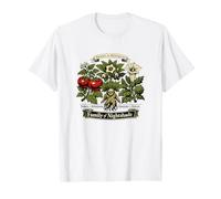 Nightshade Family Assiette botanique Belladonna Mandrake T-Shirt
