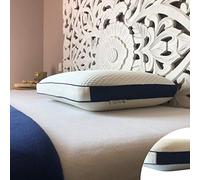 NightSide® Oreiller à mémoire de forme Premium. Coussin anti-transpirant adapté aux douleurs cervicales. Housse bambou hypoallergénique, double face. Oreiller ergonomique cervical modèle: médium/moyen