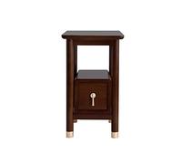 Nightstand Cloxks Dather commodellerie gris Small en faux cuir table de chevet avec 2 tiroirs Tableuse d'armoire de chevet de chambre à coucher moderne, armoire de rangement pour le salon, 18,8