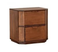 NightStands Table de chevet vintage géométrique polygonale en bois moderne petite armoire de rangement avec tiroirs