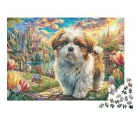 Nighttime Friends Puzzle pour Adultes Fun 500 Piece De Belles Images Jeu Intellectuel, Anti-Stress, Jeu Éduchatif, Décoration Maison, Premium & Durable (500pcs (52x38cm))