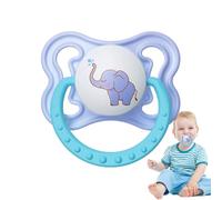 Nighttime Pacifiers, Natural Silicone Pacifier, Comfortable Child Nipple, Orthodontic Soothing Binky, for Children, Girls, Boys, Bedtime, Nap, Travel, Home, Nursery, Baby Care