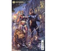 Nightwing# 96 “Harley Quinn 30th Anniversary Card Stock Variant” Cover C by Alan Quah with Rated Comics acrylic backer