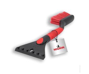 NIGRIN 6193 Grattoir/Brosse à Neige, Rouge/Noir