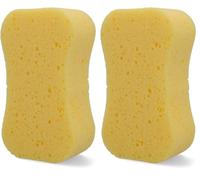 NIGRIN 71412 Super Soft Éponge, Jaunes (Lot de 2)