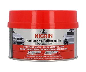 Nigrin 72943 Polissage Pâte de Cire avec Éponge, 250 ML