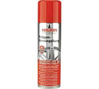 NIGRIN Aérosol de Protection pour Jantes - Protection Contre la poussière de Frein, la saleté, l'eau et Le sel - Conservation Longue durée jusqu'à 4 semaines - 300 ML