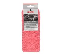 NIGRIN Chiffon à poussière pour Nettoyage à Sec et Humide, Technologie de Fibre Composite Haute Technologie Qui absorbe la saleté et la poussière, Lavable et réutilisable, Corail, 1 pièce