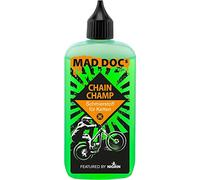 NIGRIN MAD DOCs Huile de chaîne, protection optimale contre la corrosion et l'usure, résistante à l'eau, à la poussière et à la saleté, 100 ml, vert