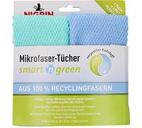NIGRIN Smart n green Lot de 2 chiffons en microfibre pour vélo et voiture non pelucheux et sans traces