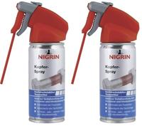 Nigrin Spray cuivre Anti-Rouille résistant à la Haute Pression, résistant à la Chaleur, 100 ML, Rouge (Lot de 2)