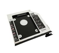 NIGUDEYANG 2nd Hard Drive HDD SSD Optical bay Caddy Frame for Dell Latitude E6440 E6540 Precision M2800 avec façade et loquet d'éjection