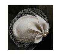 NihaoWXM Chapeau d'hiver en Laine avec Voile, élégant Style français for Femme, Chapeau Vintage for fête de Mariage Chapeau Mariage(Color2)