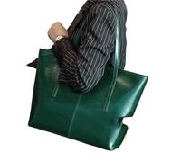 NihaoWXM Grand Sac Porté Èpaule Femme Cuir Grands sacs fourre-tout en cuir de vache for femmes, à bandoulière, for ordinateur portable, main for dames(Color 3)