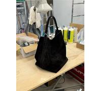 NihaoWXM Grand Sac Porté Èpaule Femme Cuir Sac à bandoulière grande capacité for femme, texture givrée, fourre-tout de transport, pochette seau en cuir vache(Deep coffee,L53cm W29cm H37cm)