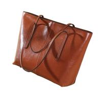 NihaoWXM Grand Sac Porté Èpaule Femme Cuir Sac fourre-tout en cuir de grande capacité for femme, sac à bandoulière vache, courses for les déplacements quotidiens(Color 6)