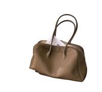 NihaoWXM Grand Sac Porté Èpaule Femme Cuir Sacs fourre-tout en cuir for femmes, sac à bandoulière rétro, main for les déplacements, grand for dames, noir(Khkai,M(32cm))