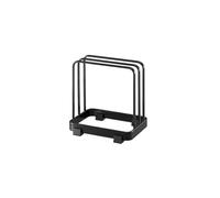 NihaoWXM Porte Planche à Découper en Métal Organisateur de planches à découper (1 pièce), support plusieurs niveaux for, plateau tri et rangement vertical avec égouttage, for(Black)