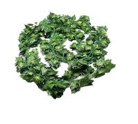 NihaoWXM Vigne Artificielle Guirlande de Lierre Artificiel à 12 brins, Fausses Fleurs Feuillage, for décoration Murale Maison, Cuisine, Jardin, Bureau, Mariage(12pcs Ivy)