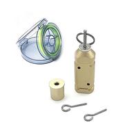 Nihcora 1 ensemble de déclencheur d'alarme de camping en plein air, alarme périmètre, couverture à 360 °, alarme périmètre trip, facile à utiliser, jaune désert