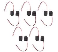 Nihcora 10 / pcs CR2032 Bouton Conteneur de Piles Support Boîtier Couvercle avec Interrupteur ON-OFF Boîtier de Batterie 3 V Boîtier